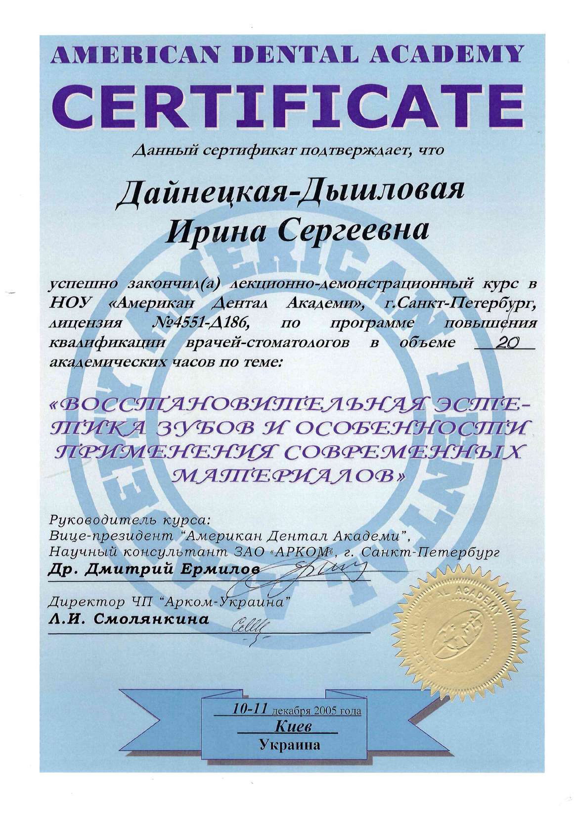 Дишлова Ірина